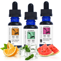 Element Fresh Squeeze, Frost &amp; Watermelon Chill Juice Sampler (60 ML) 