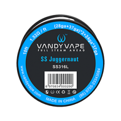 Vandy Vape Juggernaut Wire SS316L (28ga+37ga)*2+24ga*37ga 10ft